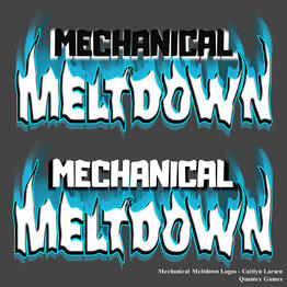 Mechanical Meltdown - Video Game Logo Variations